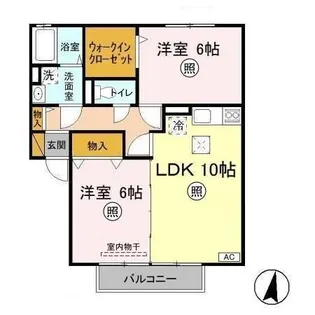 カハラ B【1階】の間取り