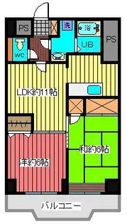 なかまち壹番館【7階】の間取り