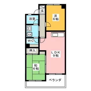 ビラフォレスタ【3階】の間取り