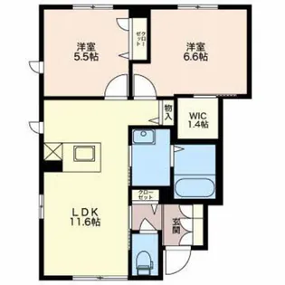 ハーモニーテラス壱番館【1階】の間取り
