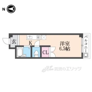 ファミール西大寺【4階】の間取り