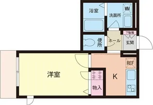 ルヴェール森下【1階】の間取り
