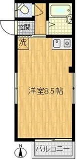 エヌケービル【3階】の間取り