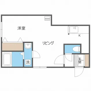 アーブル琴似【4階】の間取り