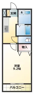 ビアンヌール八幡駅【3階】の間取り
