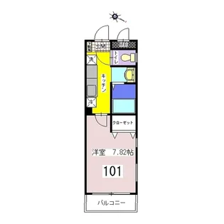 メゾンラフィーネ【1階】の間取り