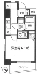 板橋本町ホワイトハイツ【5階】の間取り