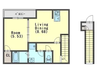 ジーメゾン岩槻【2階】の間取り