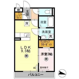 メゾン・ド・CHT【3階】の間取り