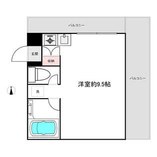 サンフラワー尾山台【4階】の間取り
