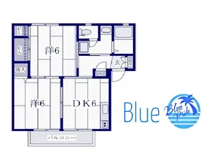 ヴェルドミールC棟【1階】の間取り