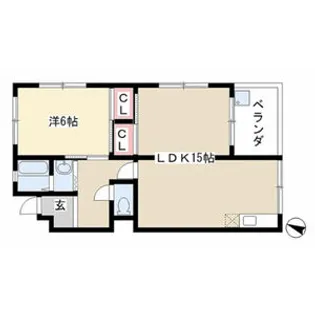 トキワハイツ【2階】の間取り