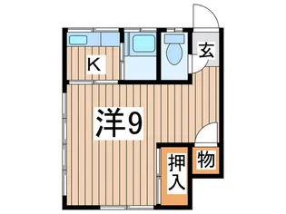 ハウスきさらぎ【2階】の間取り
