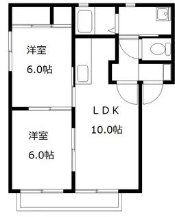 パルステージ蘇我【2階】の間取り