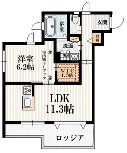サンテラス高田【4階】の間取り