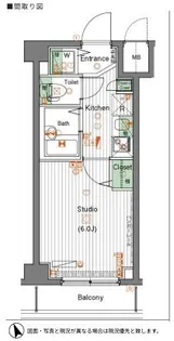 ガーラ大井町ゼームス坂上【2階】の間取り