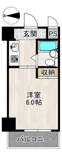 レクシア忍ケ丘駅前【6階】の間取り