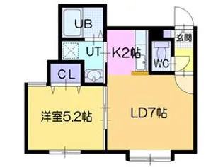 グリーンハイツ【2階】の間取り
