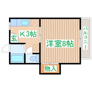 コーポ藤【2階】の間取り