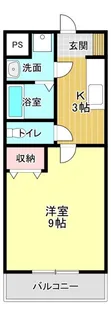 ブリアール【4階】の間取り