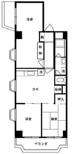 ベルヴェデール・ヒロ【3階】の間取り