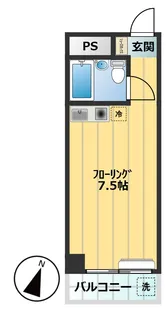 シャトレー渋谷【2階】の間取り