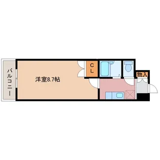 サンセイハイツ社台【4階】の間取り