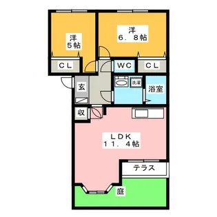 マリアージュ I【1階】の間取り