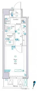 クレイシア西小山【6階】の間取り