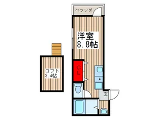エスコート戸田公園【3階】の間取り