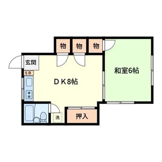 エポックハウス【1階】の間取り