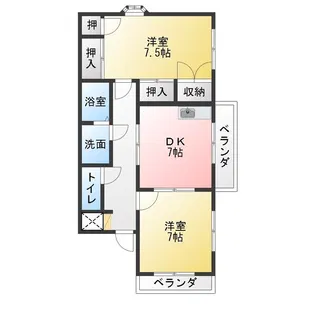 リヴ・メゾン【2階】の間取り