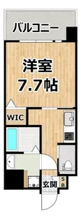 アール大阪リュクス【10階】の間取り