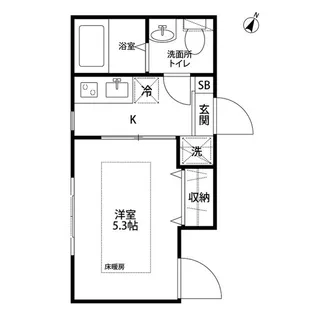 ピアコートTM阿佐ヶ谷弐番館【1階】の間取り