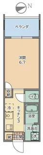 トーマス牧港3【3階】の間取り