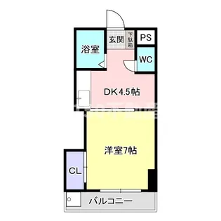 第二メゾン北川【3階】の間取り