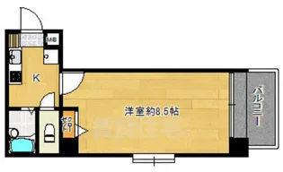 ヴォーヌンク日赤通り【4階】の間取り