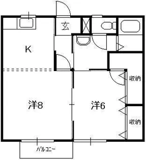 セーフティハウスA【1階】の間取り