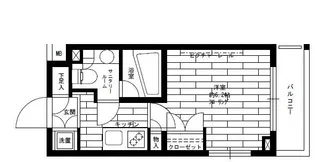 ステージファースト西馬込アジールコート【2階】の間取り