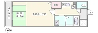 エースハイム染井【2階】の間取り