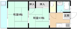 ことぶき荘【2階】の間取り