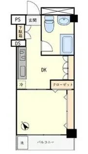 夕陽ヶ丘ニュースカイマンション【10階】の間取り
