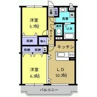 Y&Mシルキー【1階】の間取り