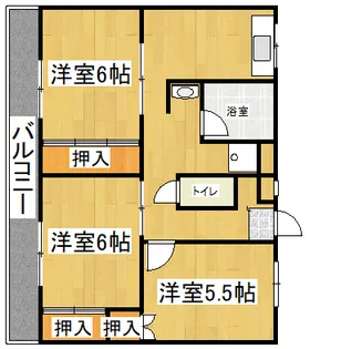 ビレッジハウス宗像2【4階】の間取り