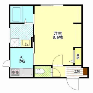 ウェリントン【1階】の間取り
