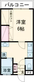 ハイツシノザキ【1階】の間取り