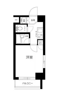 ルーブル大森伍番館【8階】の間取り
