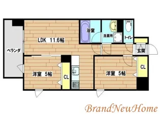 プレステージ9番館【3階】の間取り