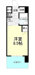徳山駅前スカイマンション【2階】の間取り