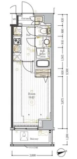 MAXIV世田谷【6階】の間取り